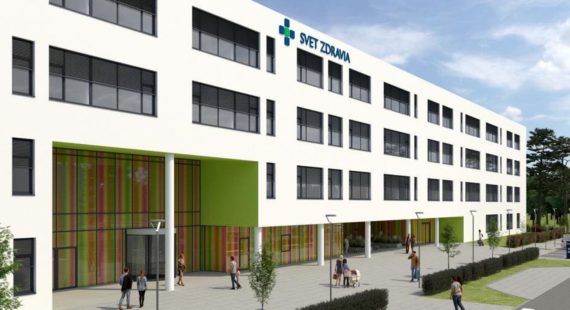 A nagymihályi (Michalovce) új kórházpavilon befejezése